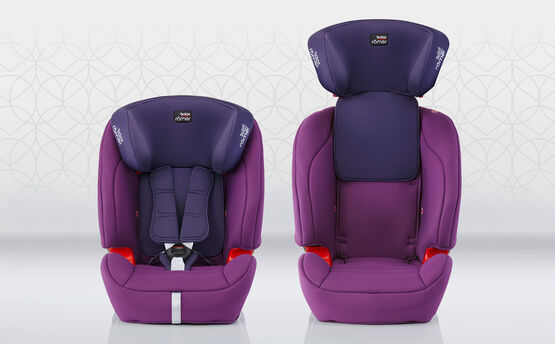 Britax Römer Silla de coche evolutiva grupo 1 2 3 Evolvafix Moonlight Blue  