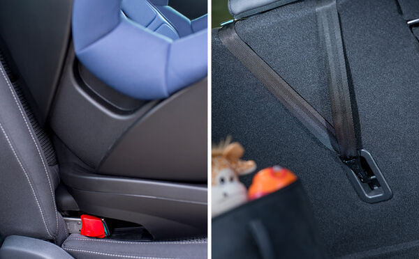 Easy installation with integrated ISOFIX and Top Tether