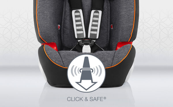 Additional safety and comfort â CLICK & SAFE® and adjustable width positions