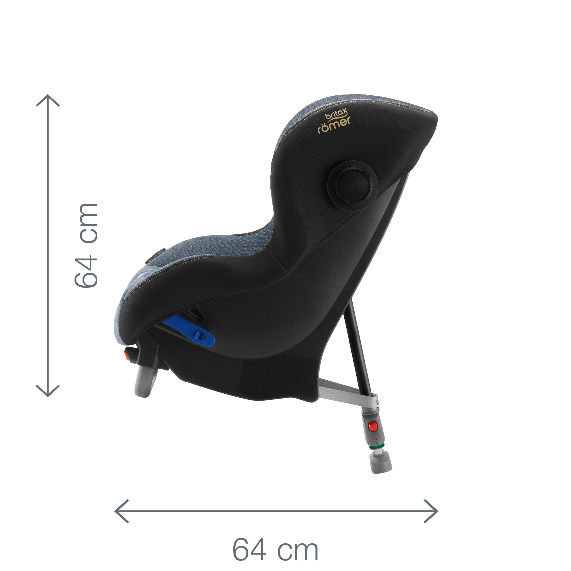britax max way installation