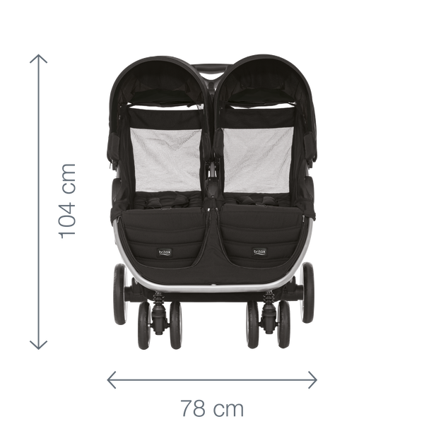 B AGILE DOUBLE Double Pushchair Britax Romer