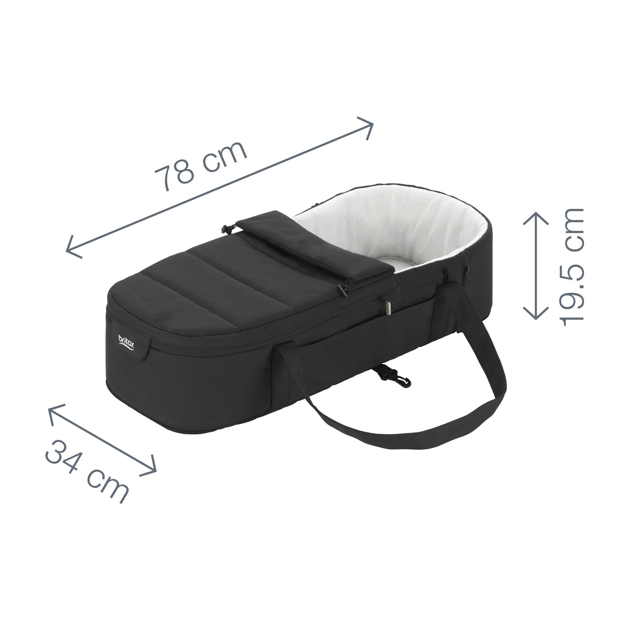 britax b agile double soft carrycot